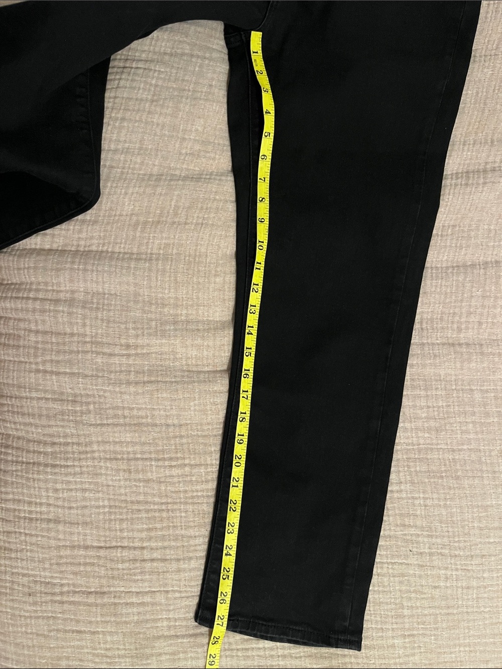 Levi’s Wedgie Straight Button Fly Black Jeans Size 30 - Picture 9 of 11